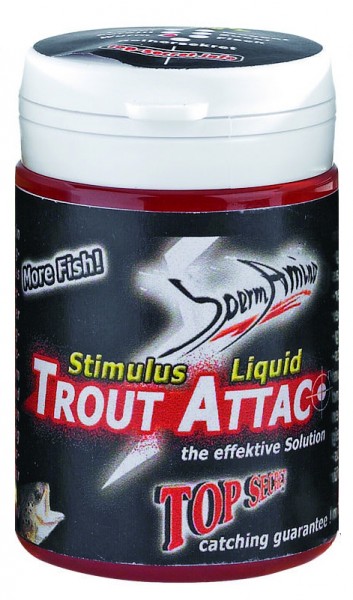 Top Secret Stimulus Liquid Trout Attac - Wurm - 75 ml